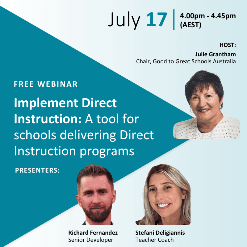 Implement Direct Instruction: A tool for schools delivering Direct Instruction programs