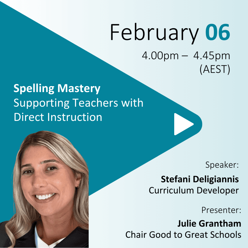 Spelling Mastery: Supporting Teachers with Direct Instruction